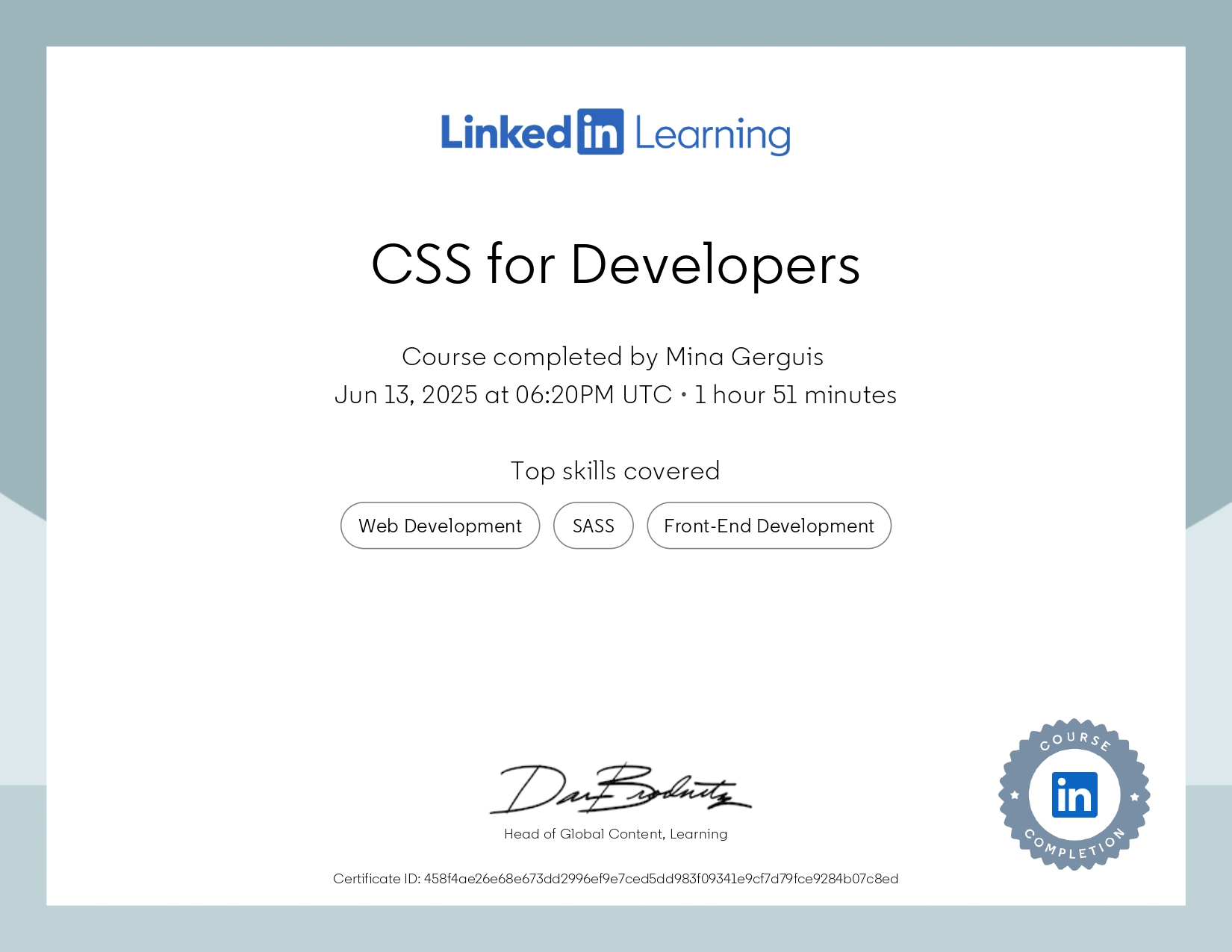 LinkedIn Css Developers